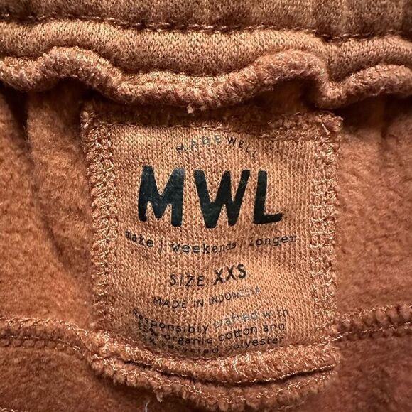 Mwl madewell orange sweats xxs - Picture 2 of 9